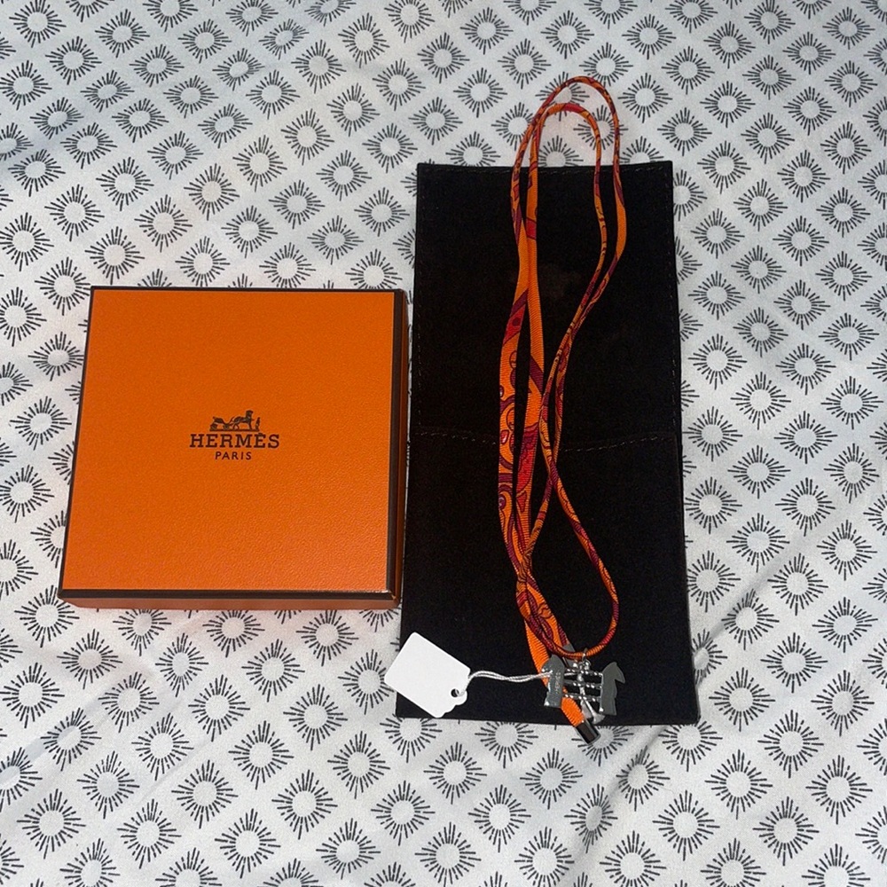 Hermes Silk Bracelet/ Necklace . NWOT